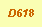 Zone de Texte:  D618