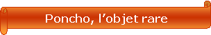Parchemin horizontal: Poncho, lobjet rare